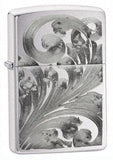 Zippo Flowers of Fancy Brushed Chrome 24181