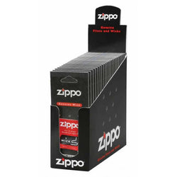 Zippo Wicks Display Carton 24 Cards (1 Wick per Card) 2425