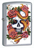 Zippo Tattoo Art Blooming Death Street Chrome 24321