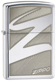 Zippo Windswept Z High Polish Chrome 24461