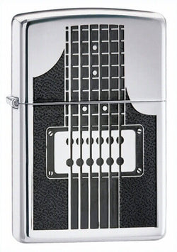 Zippo Electric Guitar High Polish Chrome 24486