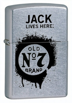 Zippo Jack Lives Here Street Chrome 24536