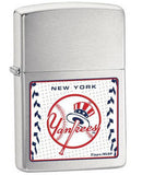 Zippo MLB New York Yankees Brushed Chrome 24583