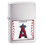 Zippo MLB Los Angeles Angels Brushed Chrome 24597