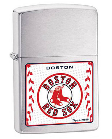 Zippo MLB Boston Red Sox Brushed Chrome 24602