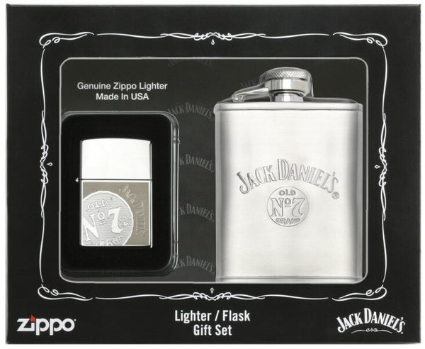 Accendino Zippo Jack Daniel's - Metallico Argento, Windproof, Con Custodia Regalo - Foto 7