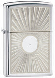 Zippo Sun Burst High Polished Chrome 24674