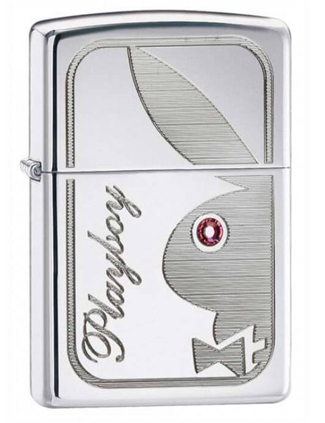 ジッポ　プレイボーイ　スワロフスキー Zippo 24789 Playboy Bunny with Swarovski Crystal High Polish