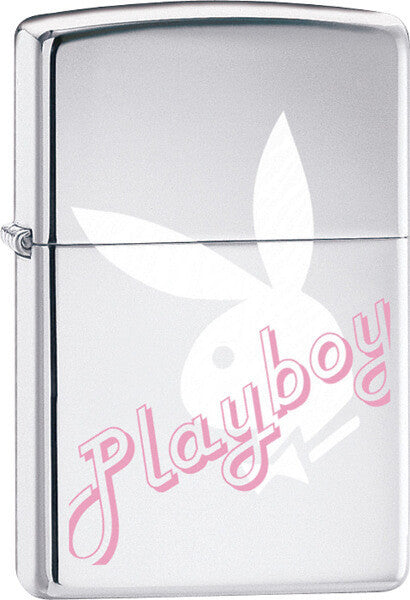  Zippo Custom Lighter - Iron Stone Playboy Bunny