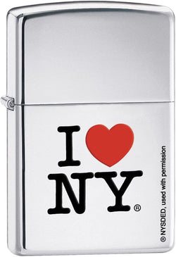 Zippo I Love NY High Polish Chrome 24799