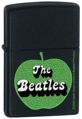 Zippo The Beatles Apple Black Matte 24831