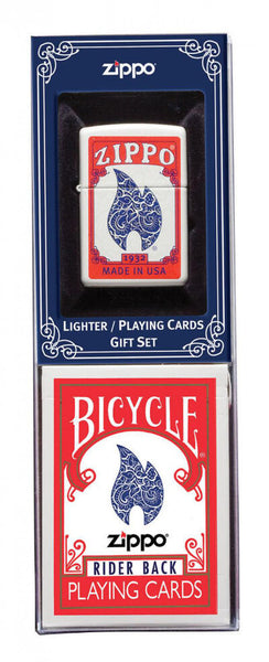 Zippo Gift Set Lighter/Playing Cards 24880 - Last Few in