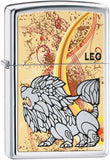 Zippo Zodiac Leo High Polish Chrome 24935