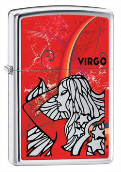 Zippo Zodiac Virgo High Polish Chrome 24936