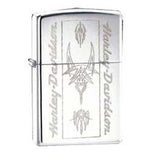 Zippo Harley-davidson Etched Design High Polish Chrome 24957