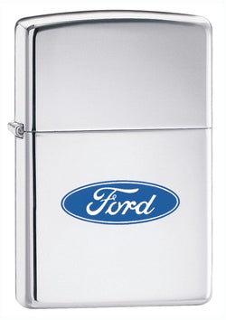 Zippo Ford Oval High Polish Chrome 250F.957