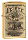 Zippo Jim Beam Emblem High Polish Brass 254BJB.929
