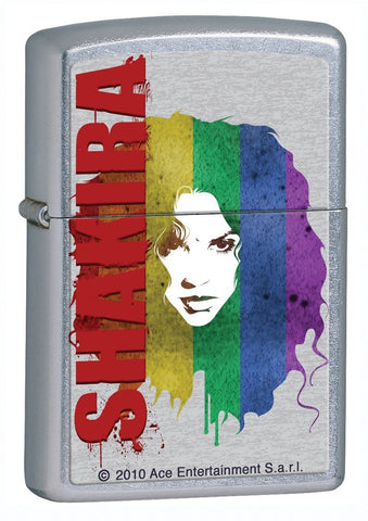 Zippo Lighter Shakira Rainbow Street Chrome 28028