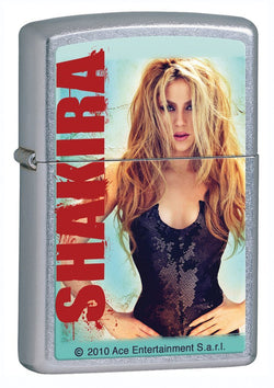 zippo Lighter Shakira Photo Street Chrome 28029
