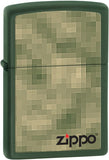 Zippo Digital Green Matte 28036