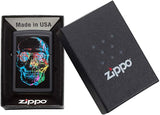 Zippo Skull Black Matte 28042