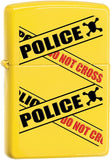 Zippo Police Caution Tape Lem Matte 28060