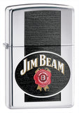 Zippo Jim Beam High Polish Chrome Lighter 28071