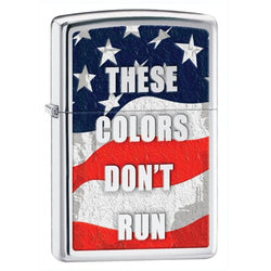 Zippo High Polish Chrome These Colors Don't Run Lighter 28292