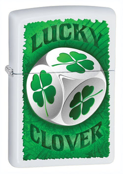 Zippo Matte Clover Dice Lighter 28298