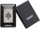 Zippo Ace of Spades Filigree Black Ice 28323