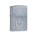 Zippo Street Chrome Power Button 28329