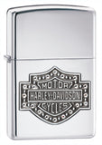 Zippo H-D Bar and Shield Crystals Pocket Lighter 28349