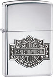 Zippo H-D Bar and Shield Crystals Pocket Lighter 28349