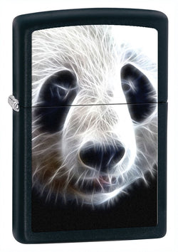 Zippo Black Matte Panda Lighter 28358