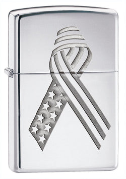 Zippo High Polish Armor Unity Ribbon Lighter 28367
