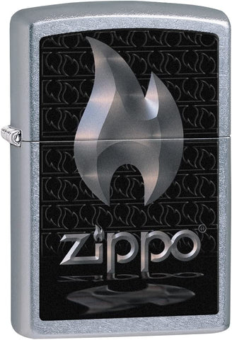 Zippo Flame Street Chrome 28445