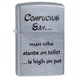 Zippo Confucius Say Toilet Street 28459