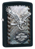 Zippo Harley-Davidson Logo and Eagle Black Matte 28485