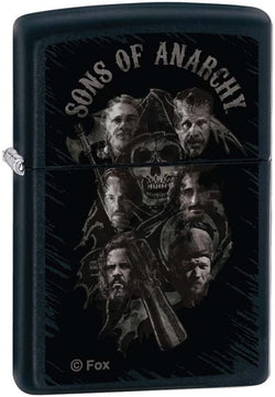 Zippo Sons of Anarchy Black Matte Lighter 28505