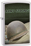 Zippo Army Strong Brushed Chrome 28514