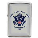 Zippo Coast Guard Street Chrome 28517