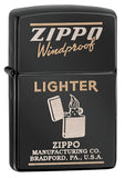 Zippo Windproof  Ebony  28535