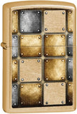 Zippo Gold and Silver Square Gold Dust 28539