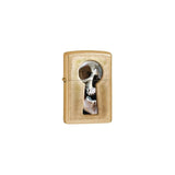 Zippo Keyhole Skull Gold Dust 28540