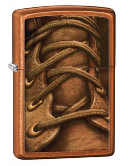 Zippo Brown Boot Laces Toffee 28672