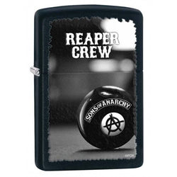 Zippo Sons of Anarchy Reaper Crew Black Matte 28677