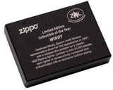 Zippo Windy Girl 2013 Collectible of the Year Brushed Chrome 28729