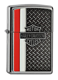 Zippo Harley-Davidson Logo Emblem Street Chrome 28732