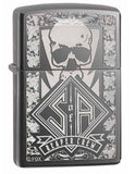 Zippo Sons of Anarchy Reaper Crew Black Ice 28757