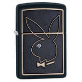 Zippo Playboy Bunny with Swarovski Crystal Black Matte 28816